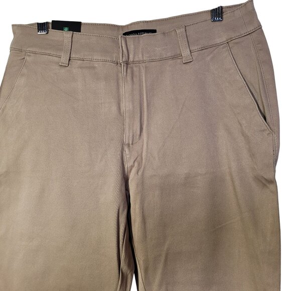 Banana Republic Women's Cropped Chino Pants Beige Size 10 - Picture 5 of 12